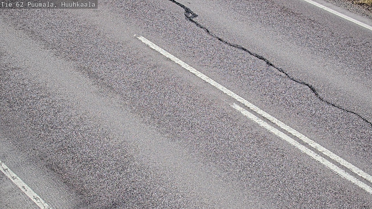Weather Camera Image Väg 62 Puumala, Huuhkaala, Puumala, Etelä-Savo