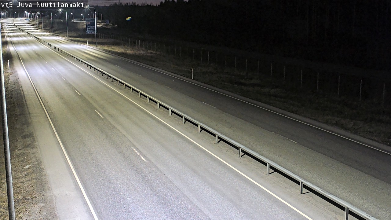 Weather Camera Image Road 5 Juva, Nuutilanmäki, Juva, Etelä-Savo
