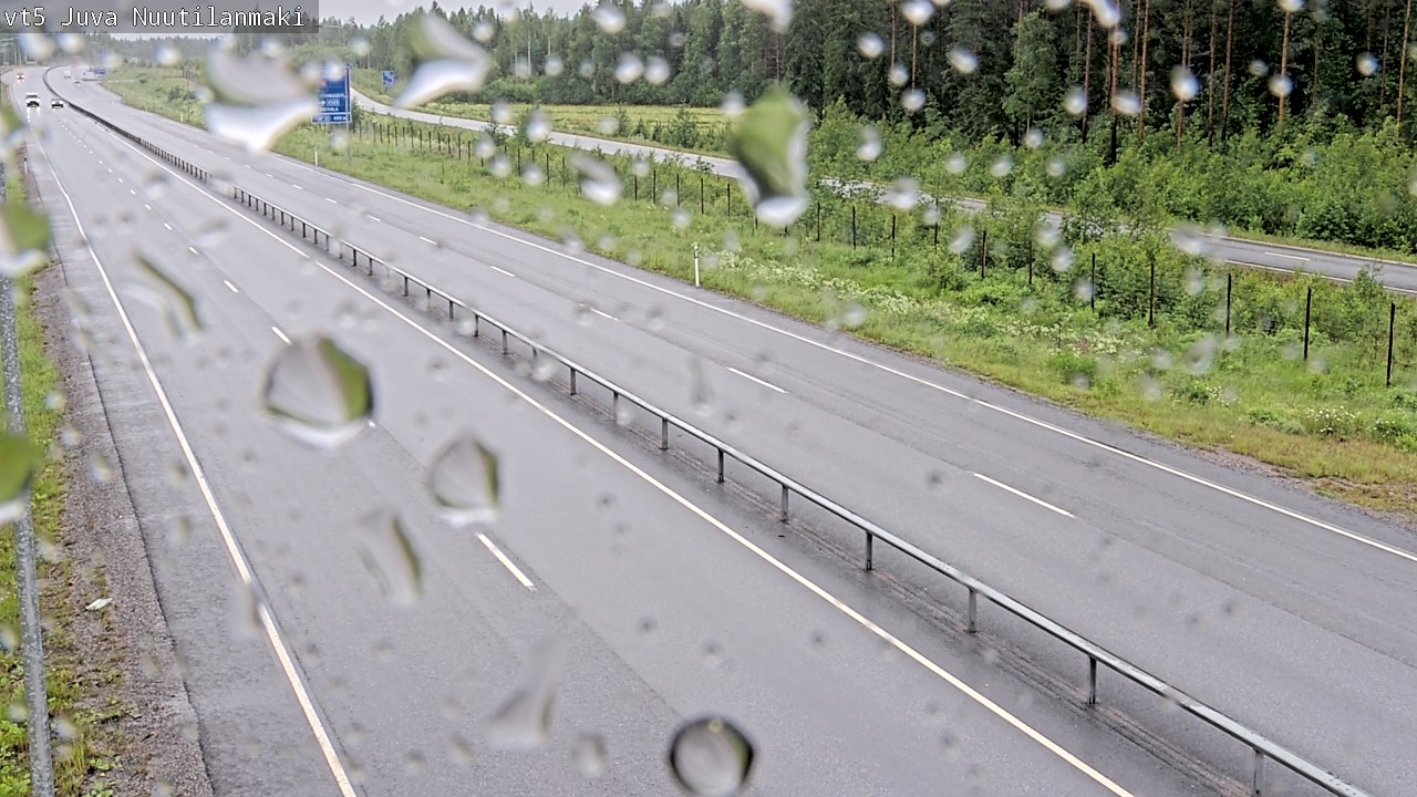 Weather Camera Image Road 5 Juva, Nuutilanmäki, Juva, Etelä-Savo