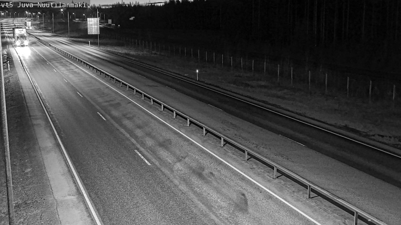 Weather Camera Image Väg 5 Juva, Nuutilanmäki, Juva, Etelä-Savo