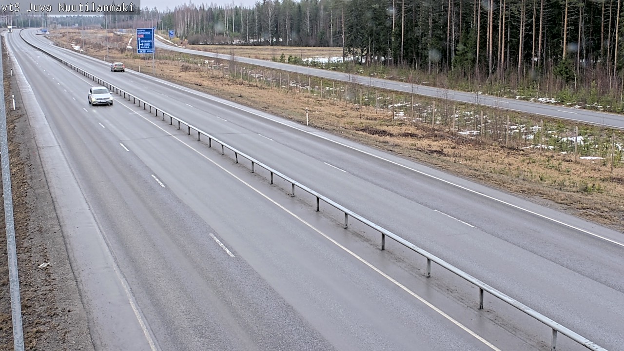 Weather Camera Image Road 5 Juva, Nuutilanmäki, Juva, Etelä-Savo
