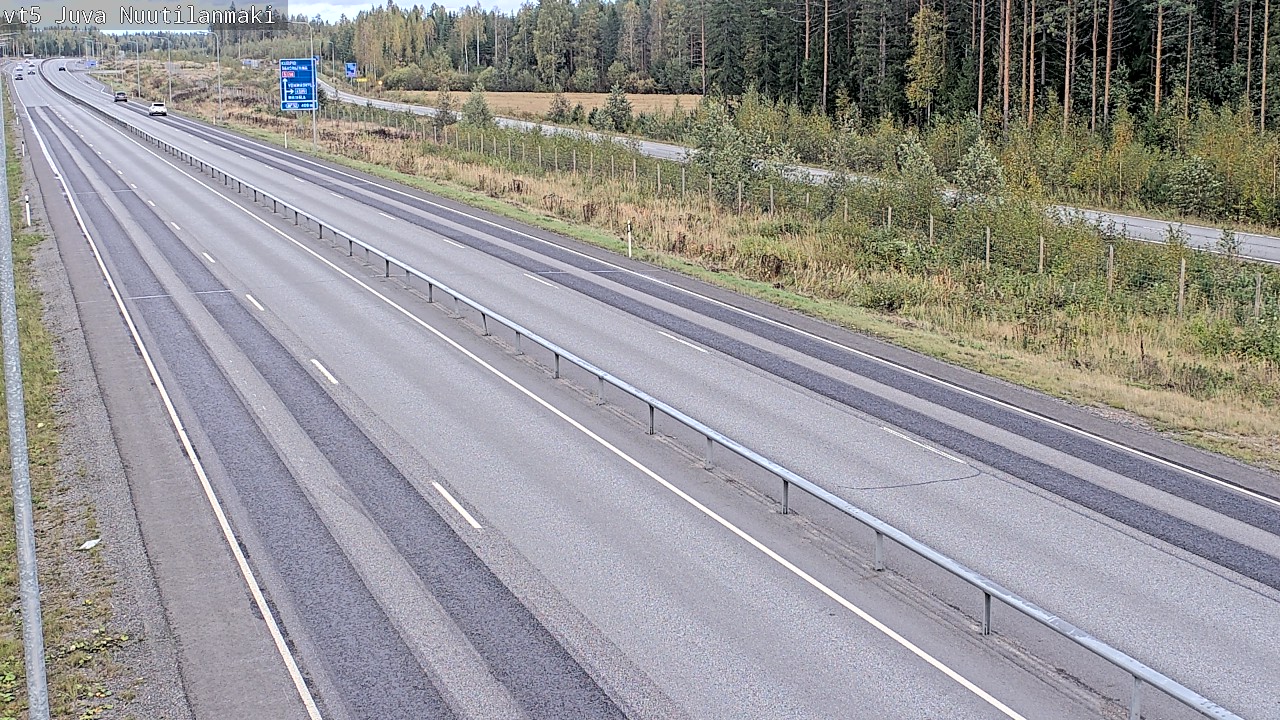 Weather Camera Image Road 5 Juva, Nuutilanmäki, Juva, Etelä-Savo