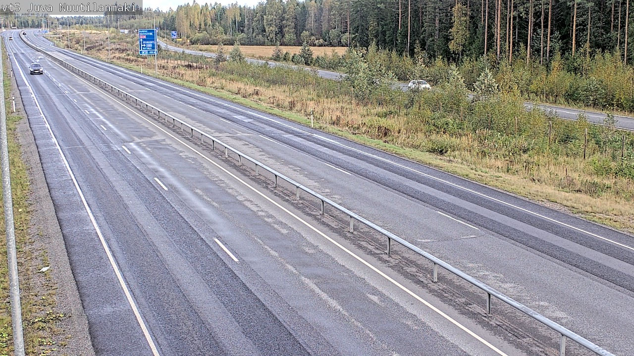 Weather Camera Image Road 5 Juva, Nuutilanmäki, Juva, Etelä-Savo