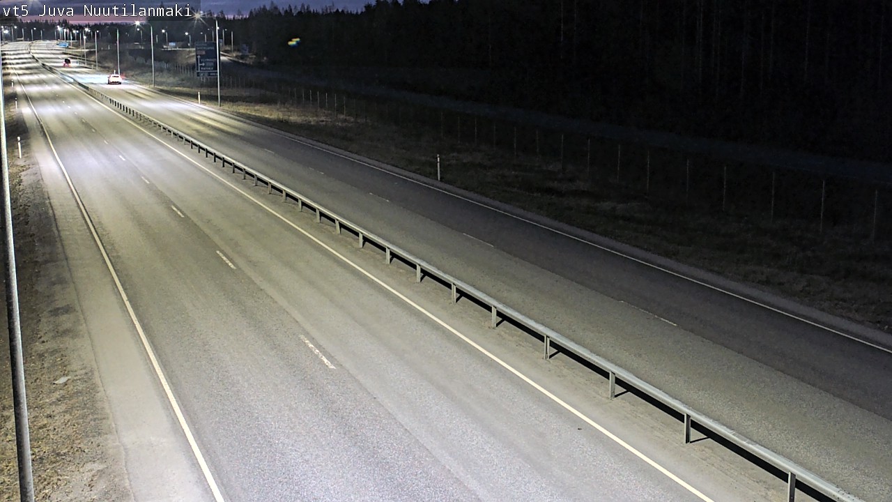 Weather Camera Image Väg 5 Juva, Nuutilanmäki, Juva, Etelä-Savo