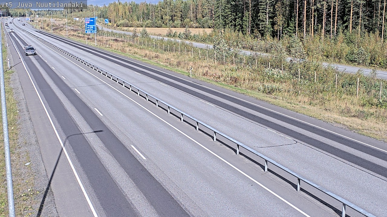 Weather Camera Image Road 5 Juva, Nuutilanmäki, Juva, Etelä-Savo