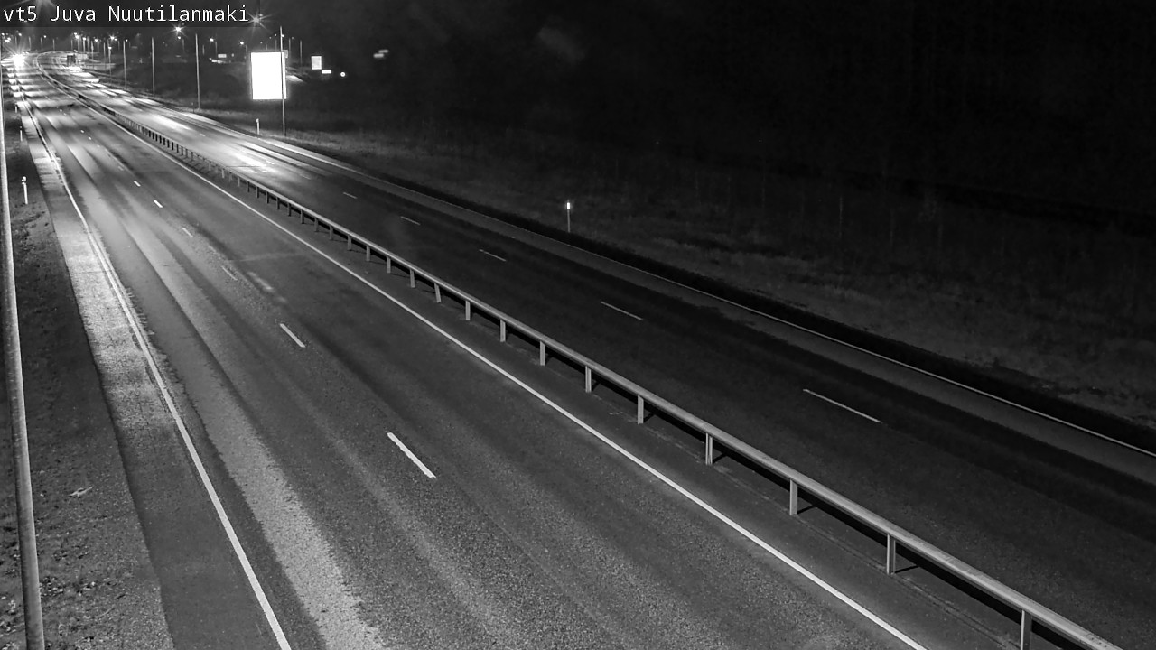 Weather Camera Image Väg 5 Juva, Nuutilanmäki, Juva, Etelä-Savo