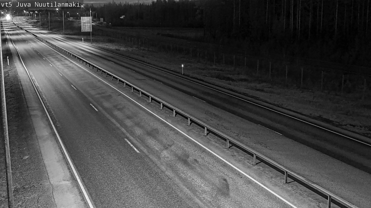 Weather Camera Image Väg 5 Juva, Nuutilanmäki, Juva, Etelä-Savo