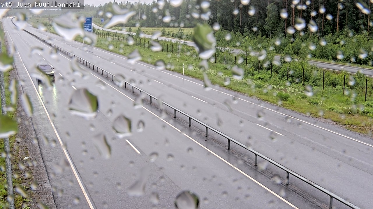 Weather Camera Image Road 5 Juva, Nuutilanmäki, Juva, Etelä-Savo