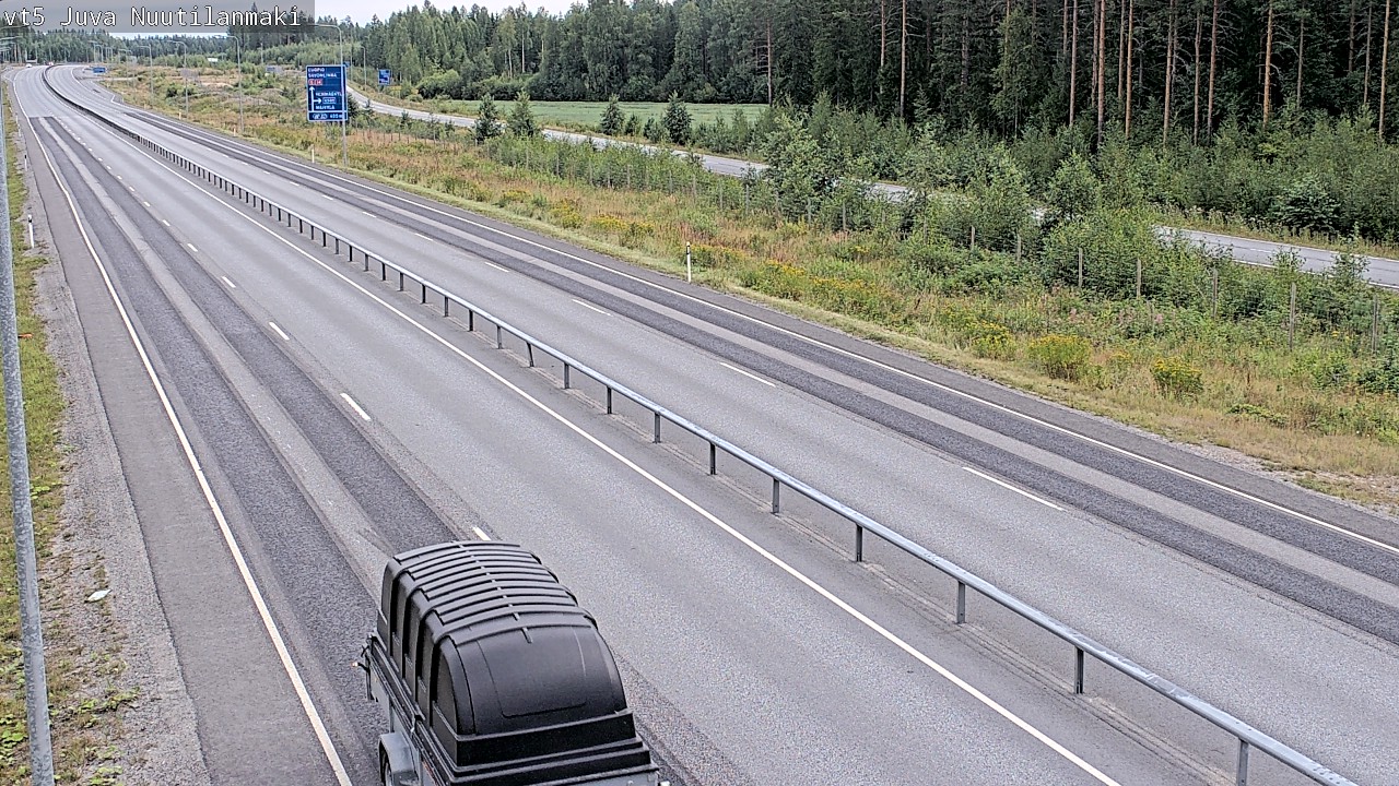 Weather Camera Image Road 5 Juva, Nuutilanmäki, Juva, Etelä-Savo
