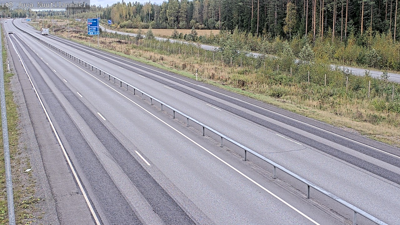 Weather Camera Image Road 5 Juva, Nuutilanmäki, Juva, Etelä-Savo