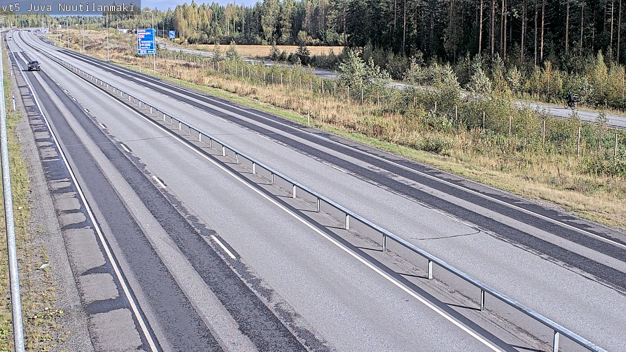 Weather Camera Image Road 5 Juva, Nuutilanmäki, Juva, Etelä-Savo