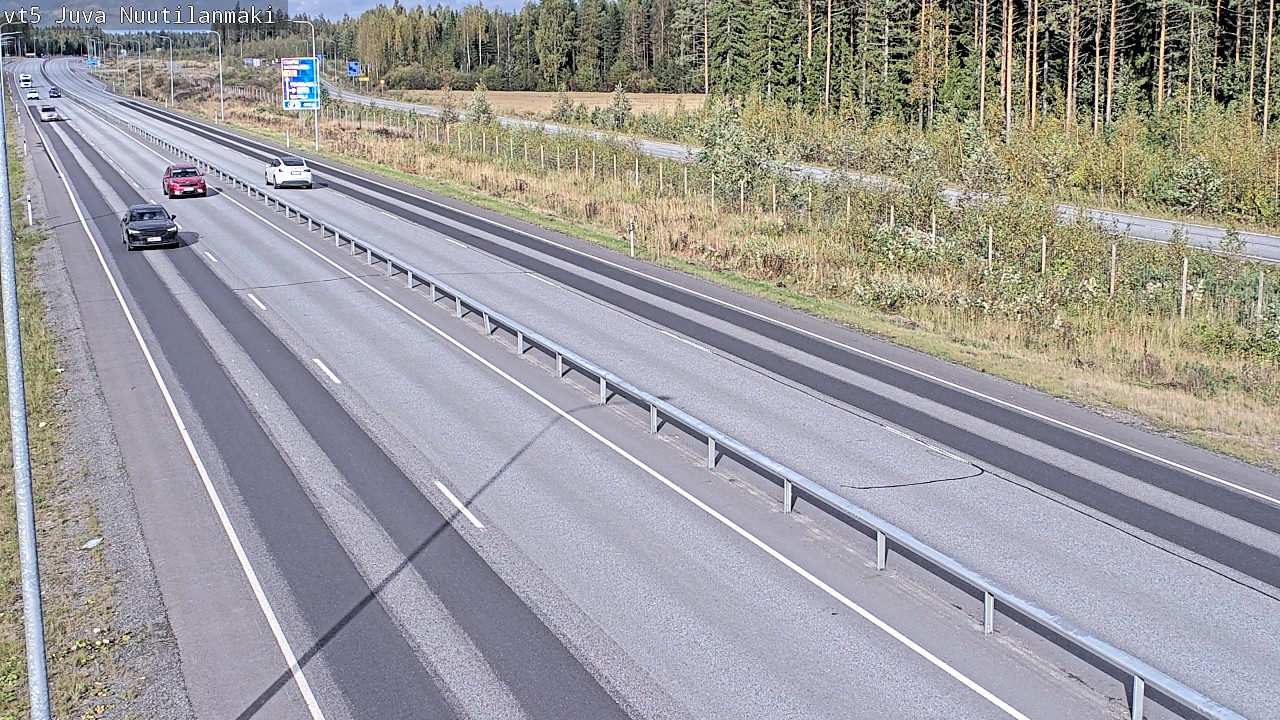 Weather Camera Image Road 5 Juva, Nuutilanmäki, Juva, Etelä-Savo