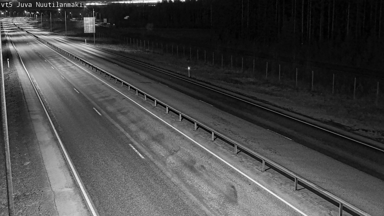 Weather Camera Image Väg 5 Juva, Nuutilanmäki, Juva, Etelä-Savo