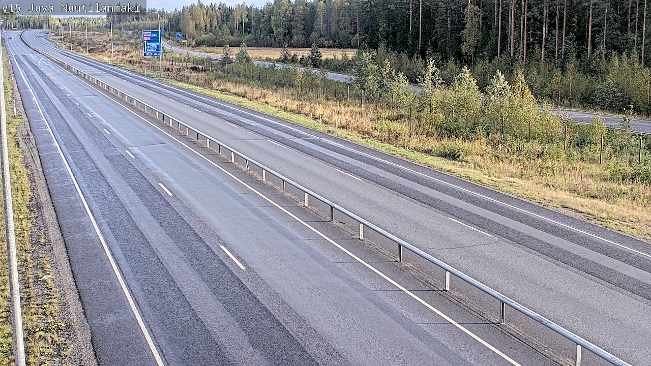 Weather Camera Image Road 5 Juva, Nuutilanmäki, Juva, Etelä-Savo
