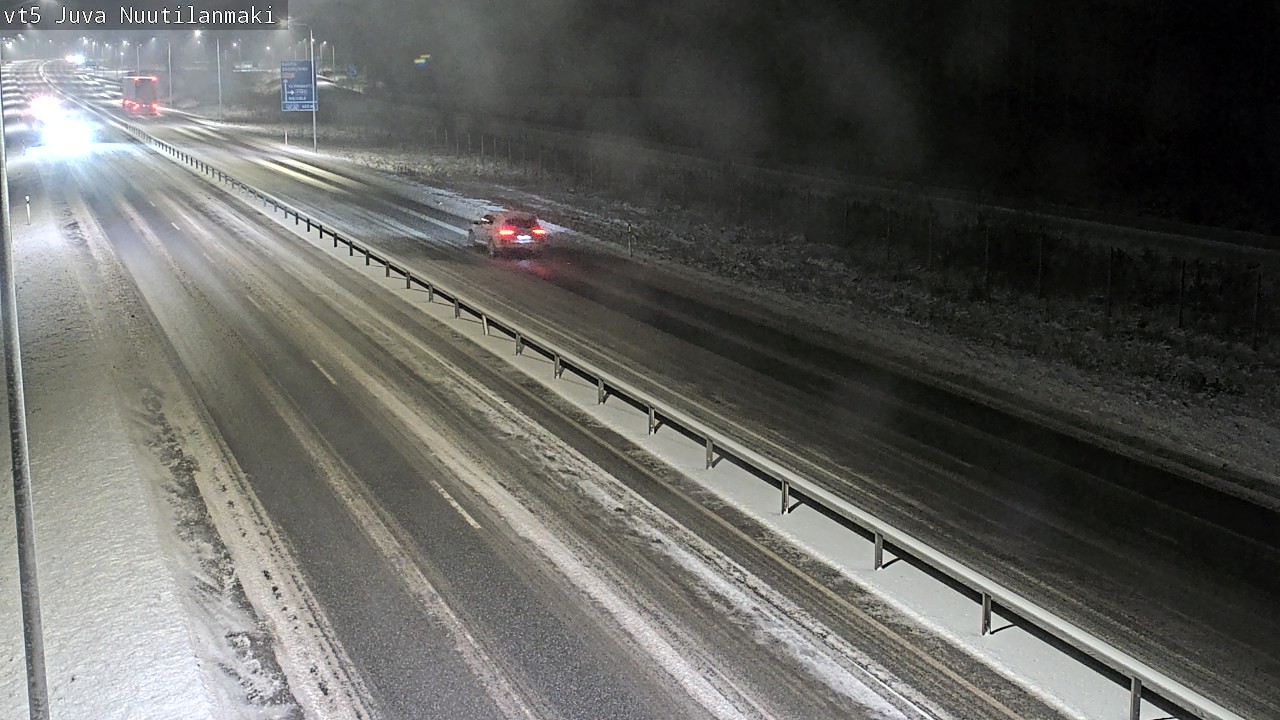 Weather Camera Image Väg 5 Juva, Nuutilanmäki, Juva, Etelä-Savo