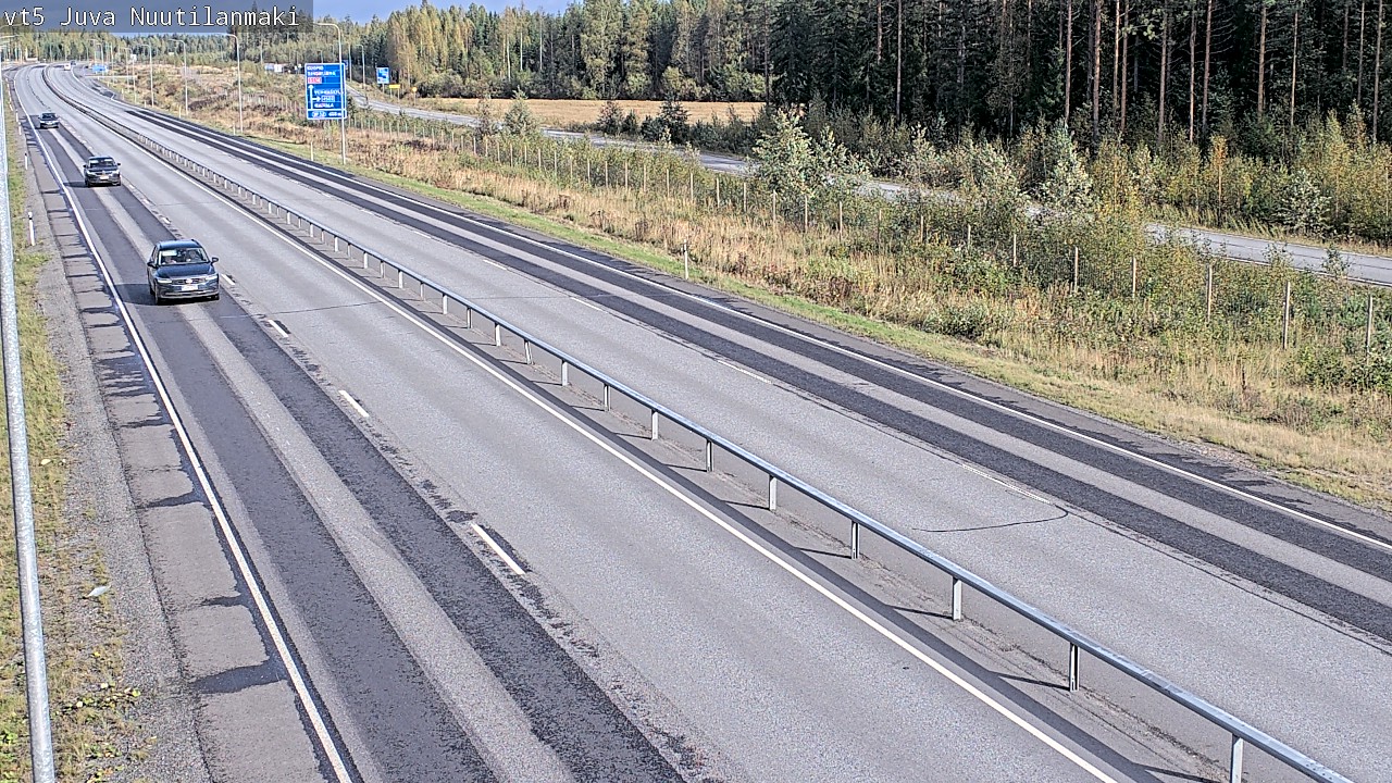 Weather Camera Image Road 5 Juva, Nuutilanmäki, Juva, Etelä-Savo