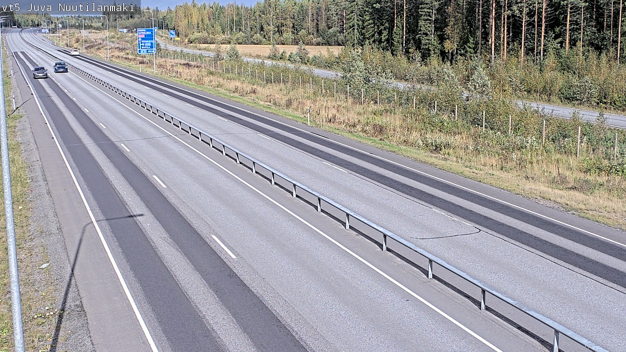 Weather Camera Image Road 5 Juva, Nuutilanmäki, Juva, Etelä-Savo