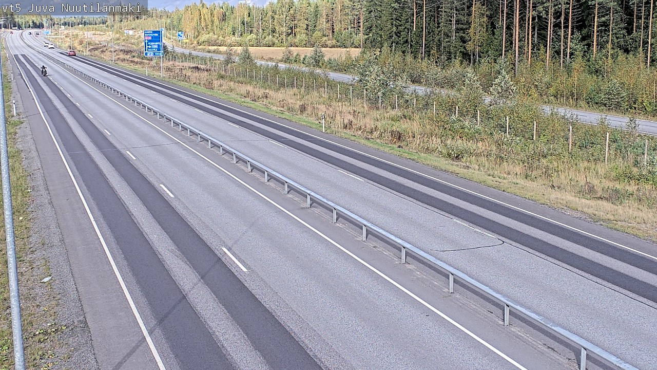 Weather Camera Image Road 5 Juva, Nuutilanmäki, Juva, Etelä-Savo