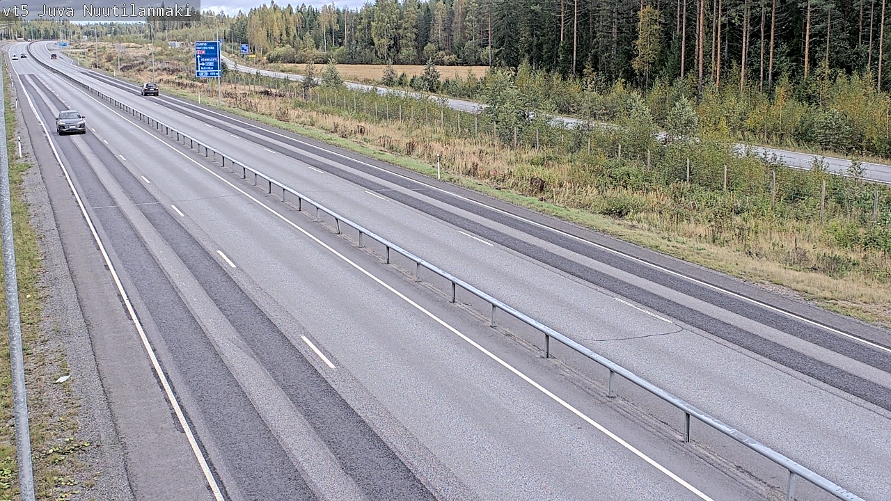Weather Camera Image Road 5 Juva, Nuutilanmäki, Juva, Etelä-Savo