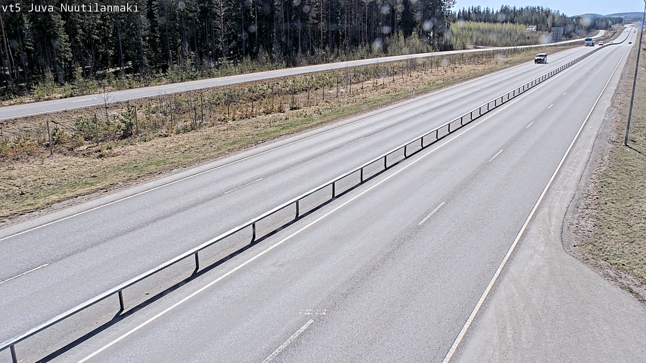 Weather Camera Image Road 5 Juva, Nuutilanmäki, Juva, Etelä-Savo