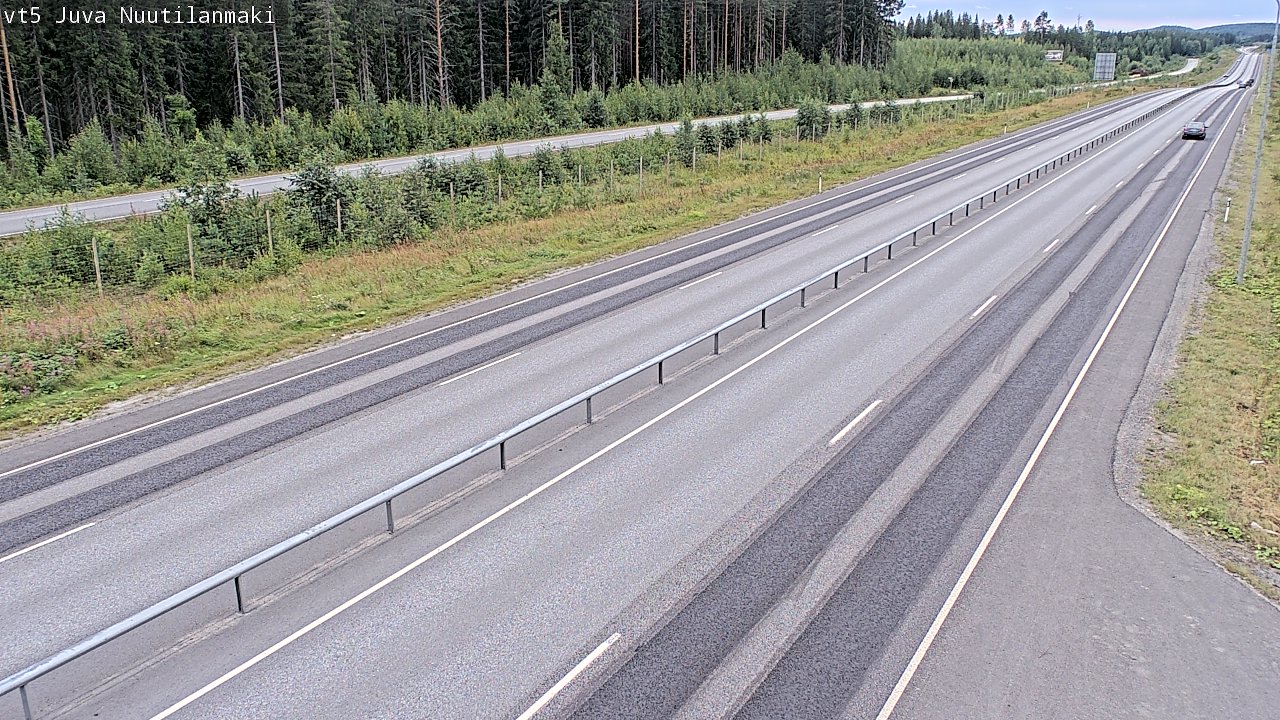 Weather Camera Image Road 5 Juva, Nuutilanmäki, Juva, Etelä-Savo