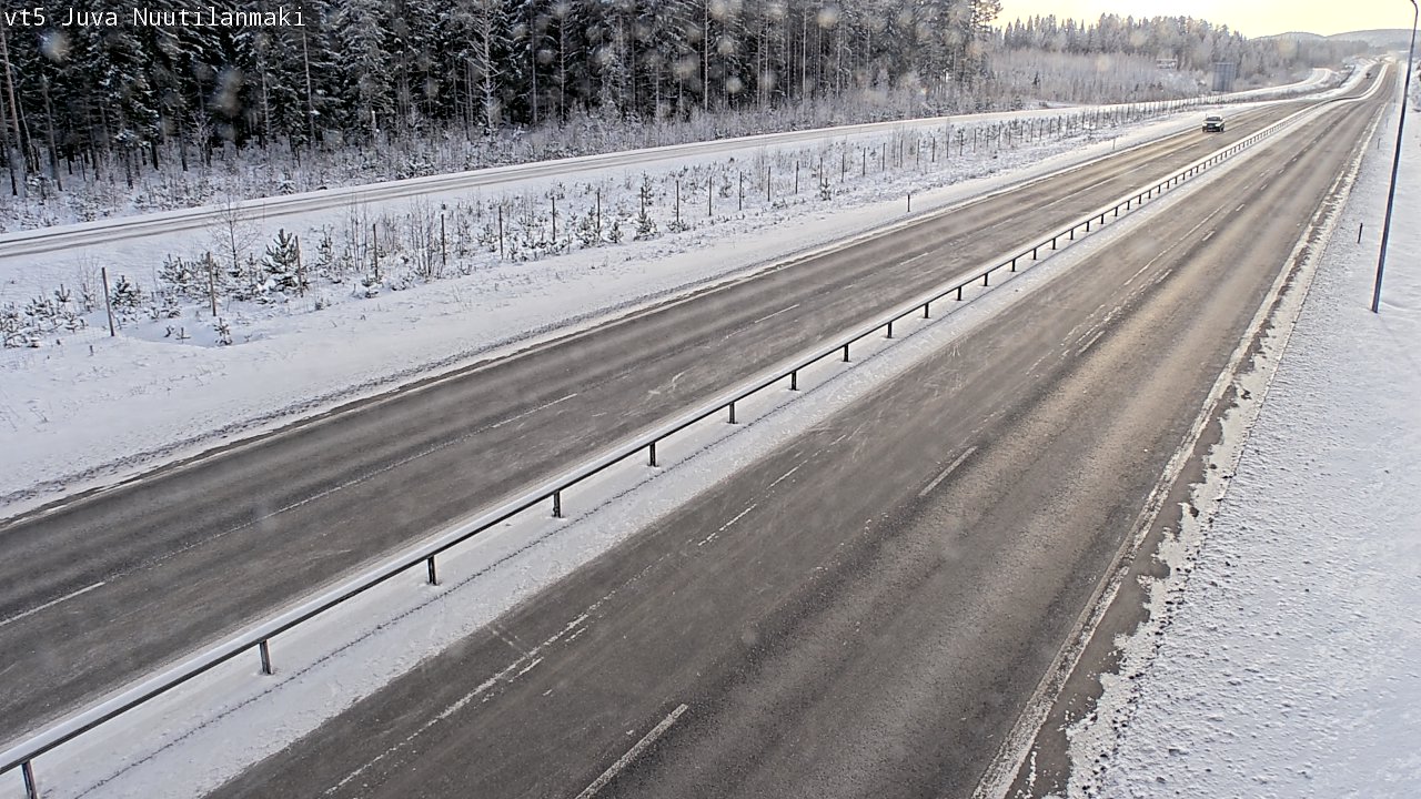 Weather Camera Image Road 5 Juva, Nuutilanmäki, Juva, Etelä-Savo