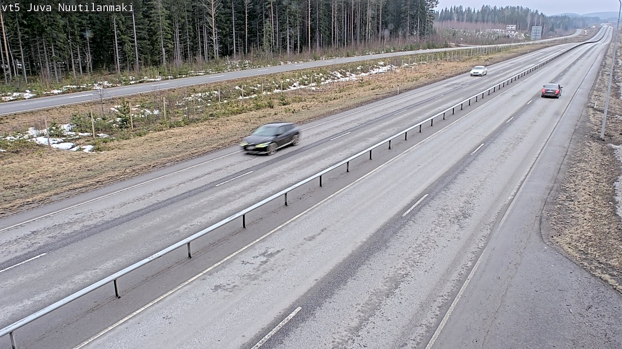 Weather Camera Image Väg 5 Juva, Nuutilanmäki, Juva, Etelä-Savo