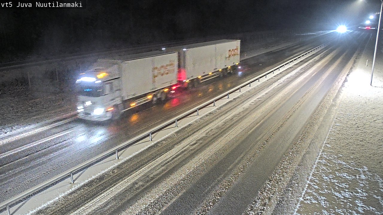 Weather Camera Image Väg 5 Juva, Nuutilanmäki, Juva, Etelä-Savo