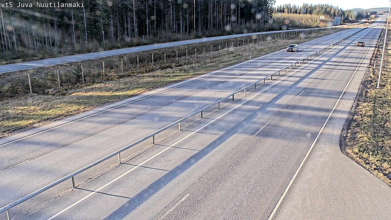 Weather Camera Image Road 5 Juva, Nuutilanmäki, Juva, Etelä-Savo