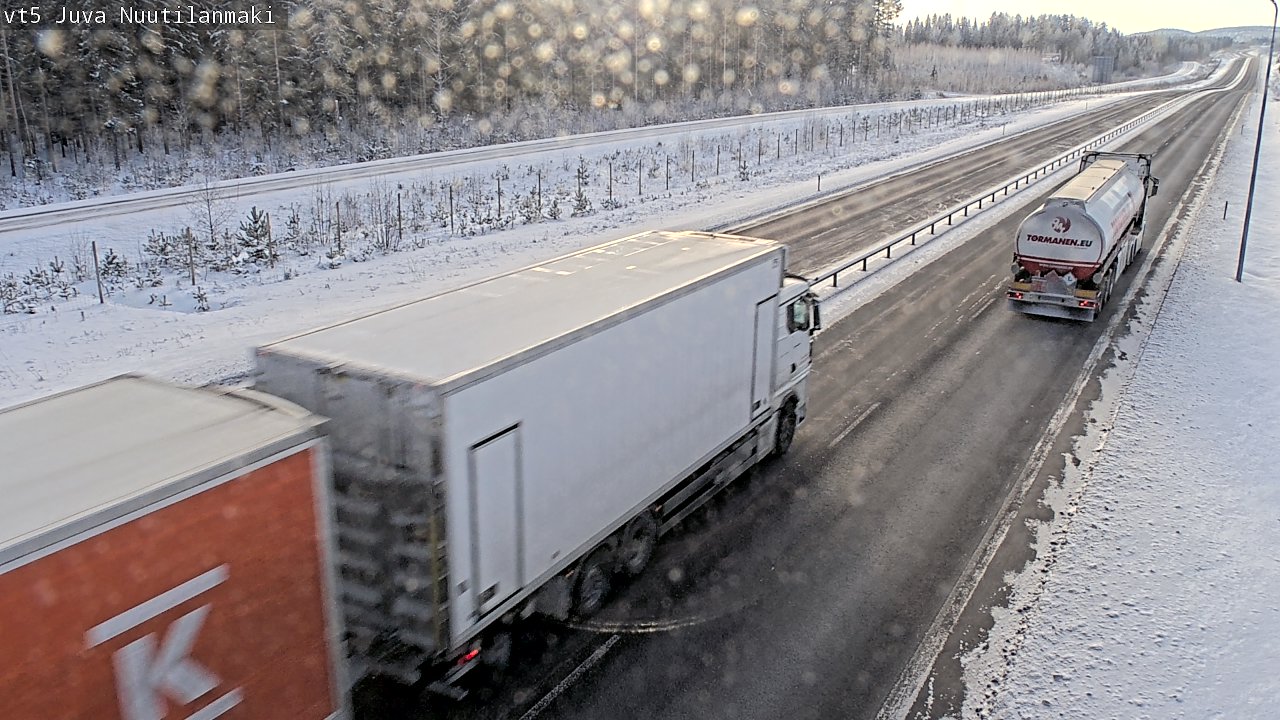 Weather Camera Image Väg 5 Juva, Nuutilanmäki, Juva, Etelä-Savo