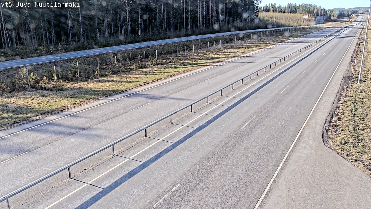 Weather Camera Image Väg 5 Juva, Nuutilanmäki, Juva, Etelä-Savo
