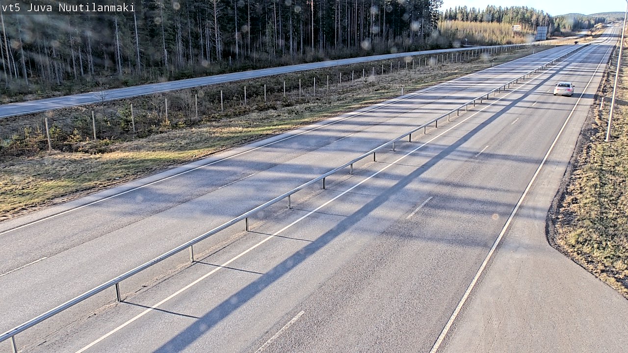 Weather Camera Image Road 5 Juva, Nuutilanmäki, Juva, Etelä-Savo