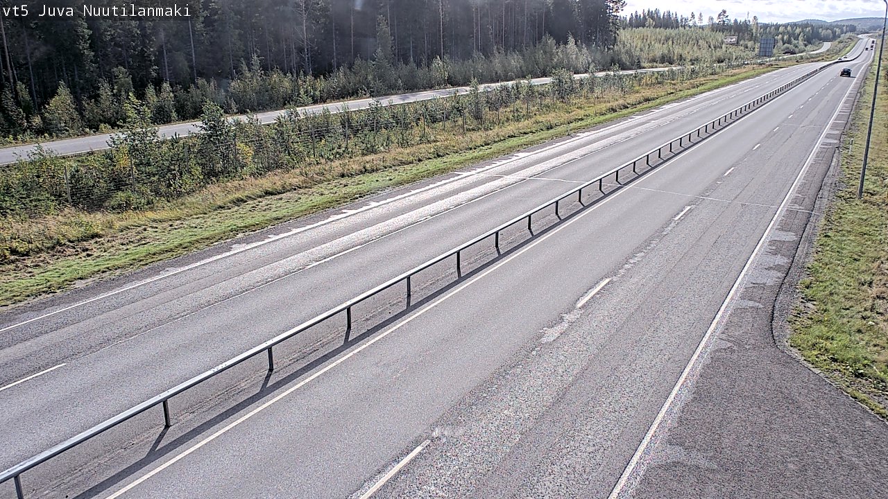 Weather Camera Image Road 5 Juva, Nuutilanmäki, Juva, Etelä-Savo