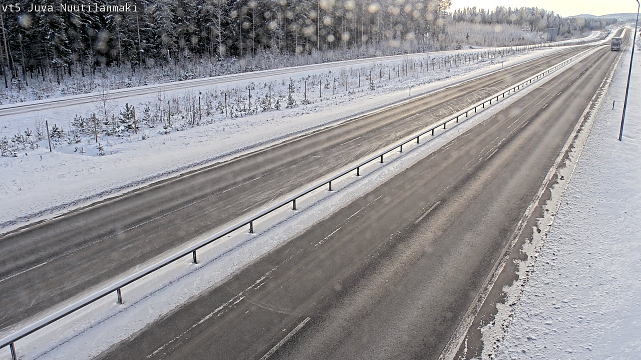 Weather Camera Image Road 5 Juva, Nuutilanmäki, Juva, Etelä-Savo