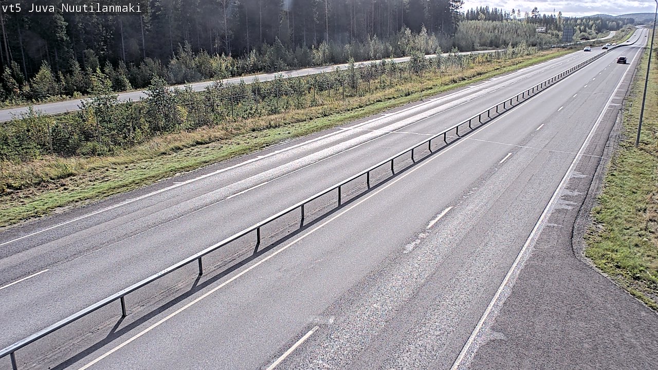 Weather Camera Image Road 5 Juva, Nuutilanmäki, Juva, Etelä-Savo