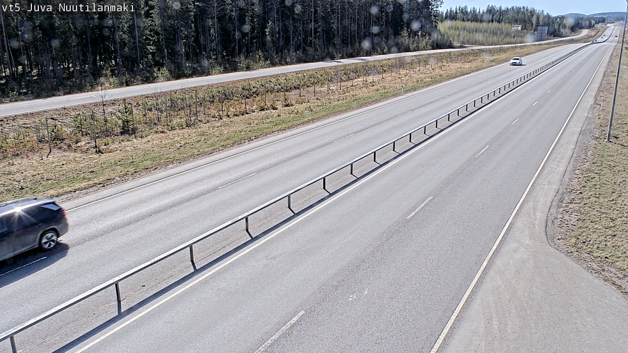 Weather Camera Image Road 5 Juva, Nuutilanmäki, Juva, Etelä-Savo