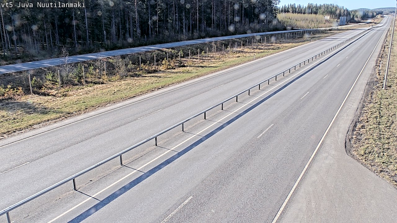 Weather Camera Image Väg 5 Juva, Nuutilanmäki, Juva, Etelä-Savo
