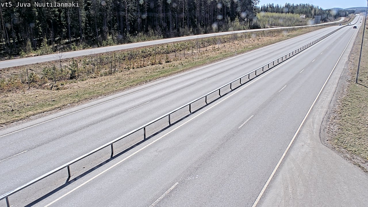 Weather Camera Image Road 5 Juva, Nuutilanmäki, Juva, Etelä-Savo