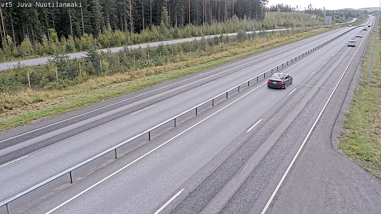 Weather Camera Image Road 5 Juva, Nuutilanmäki, Juva, Etelä-Savo