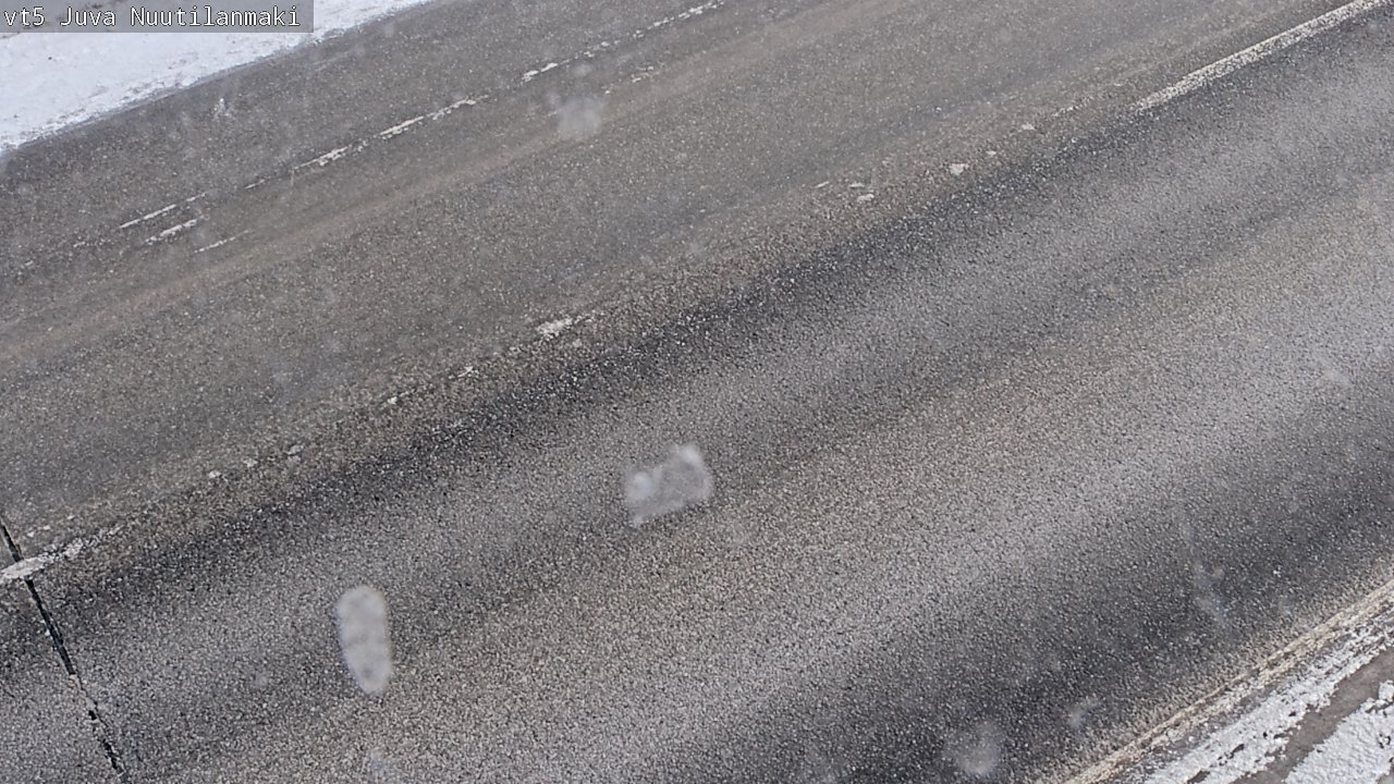 Weather Camera Image Road 5 Juva, Nuutilanmäki, Juva, Etelä-Savo