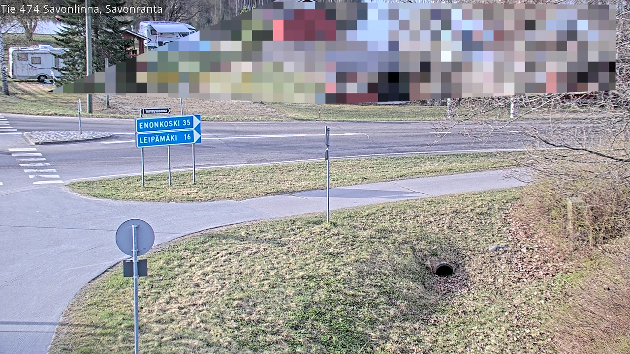 Weather Camera Image Road 474 Savonlinna Savonranta, Savonlinna, Etelä-Savo