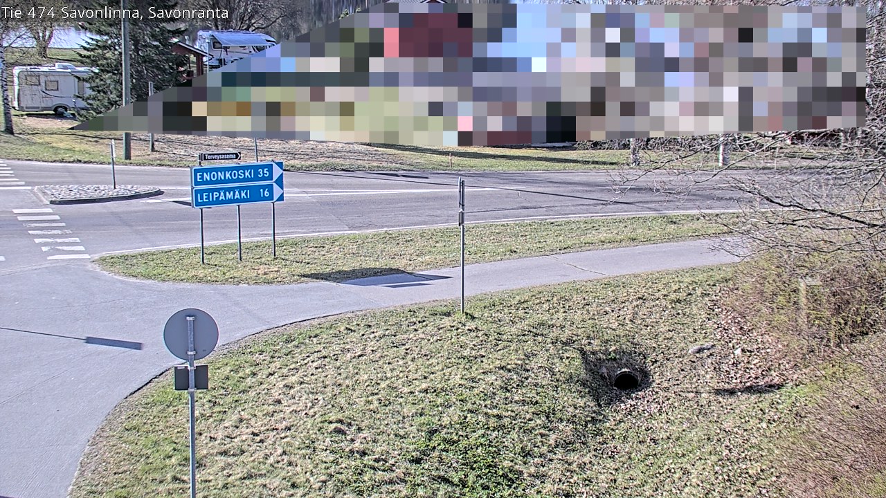 Weather Camera Image Väg 474 Nyslott Savonranta, Savonlinna, Etelä-Savo