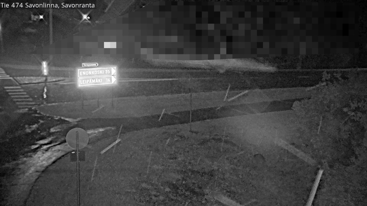Weather Camera Image Väg 474 Nyslott Savonranta, Savonlinna, Etelä-Savo