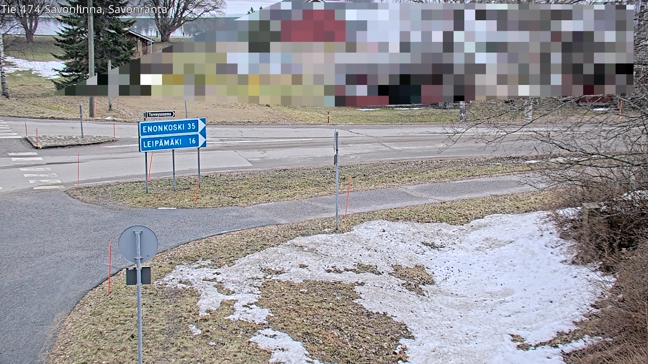 Weather Camera Image Väg 474 Nyslott Savonranta, Savonlinna, Etelä-Savo
