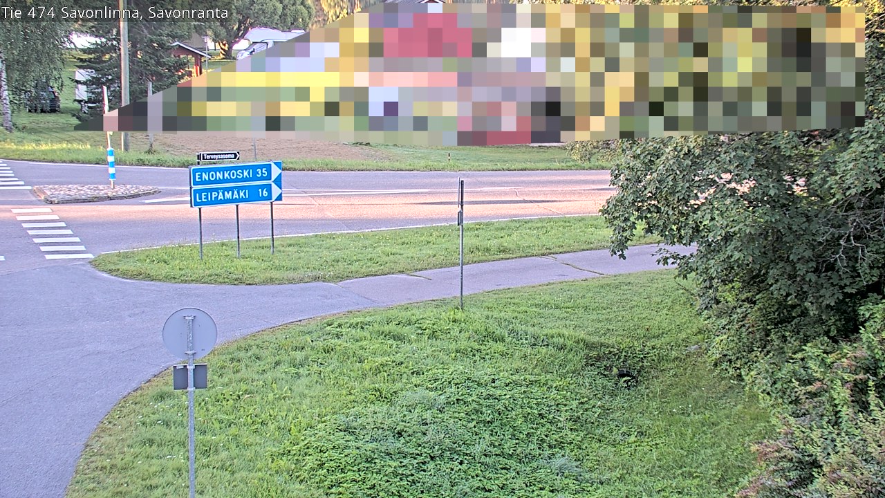 Weather Camera Image Road 474 Savonlinna Savonranta, Savonlinna, Etelä-Savo