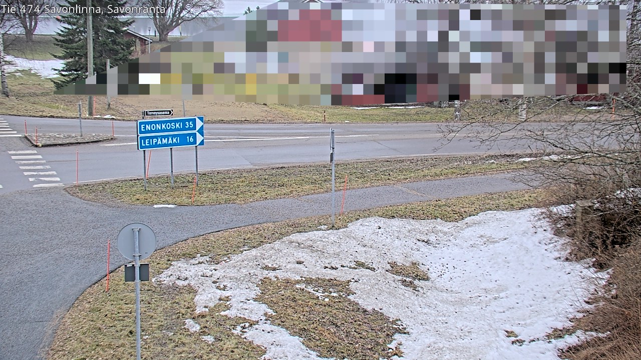 Weather Camera Image Road 474 Savonlinna Savonranta, Savonlinna, Etelä-Savo