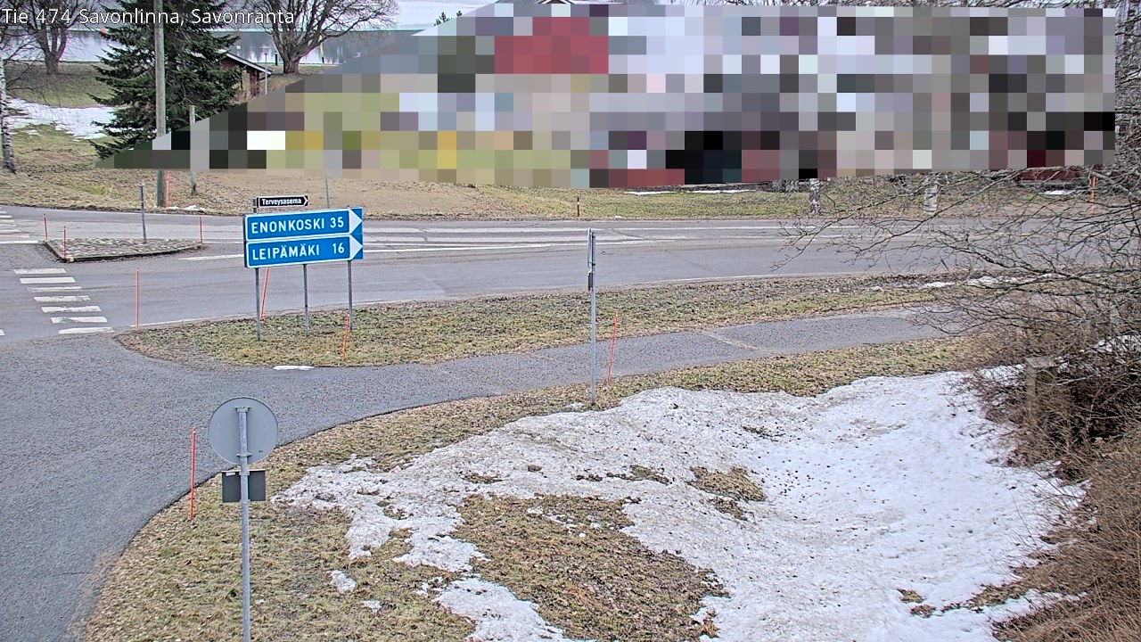 Weather Camera Image Road 474 Savonlinna Savonranta, Savonlinna, Etelä-Savo