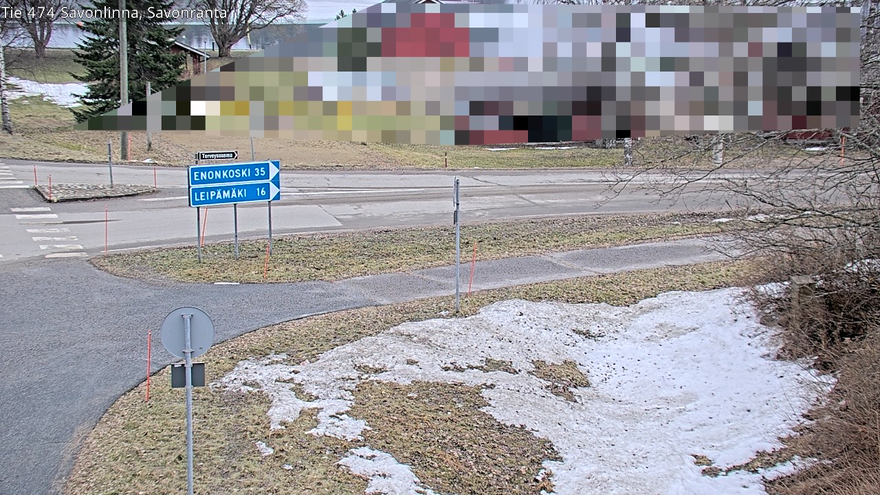 Weather Camera Image Väg 474 Nyslott Savonranta, Savonlinna, Etelä-Savo