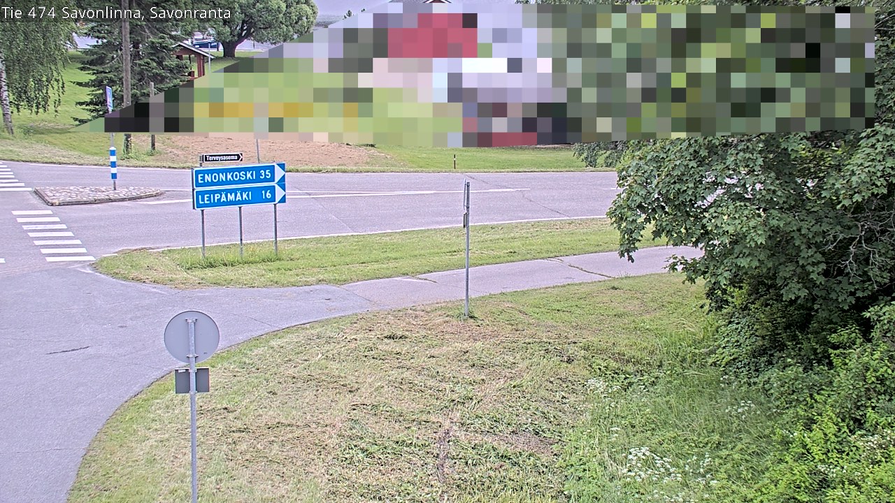 Weather Camera Image Väg 474 Nyslott Savonranta, Savonlinna, Etelä-Savo