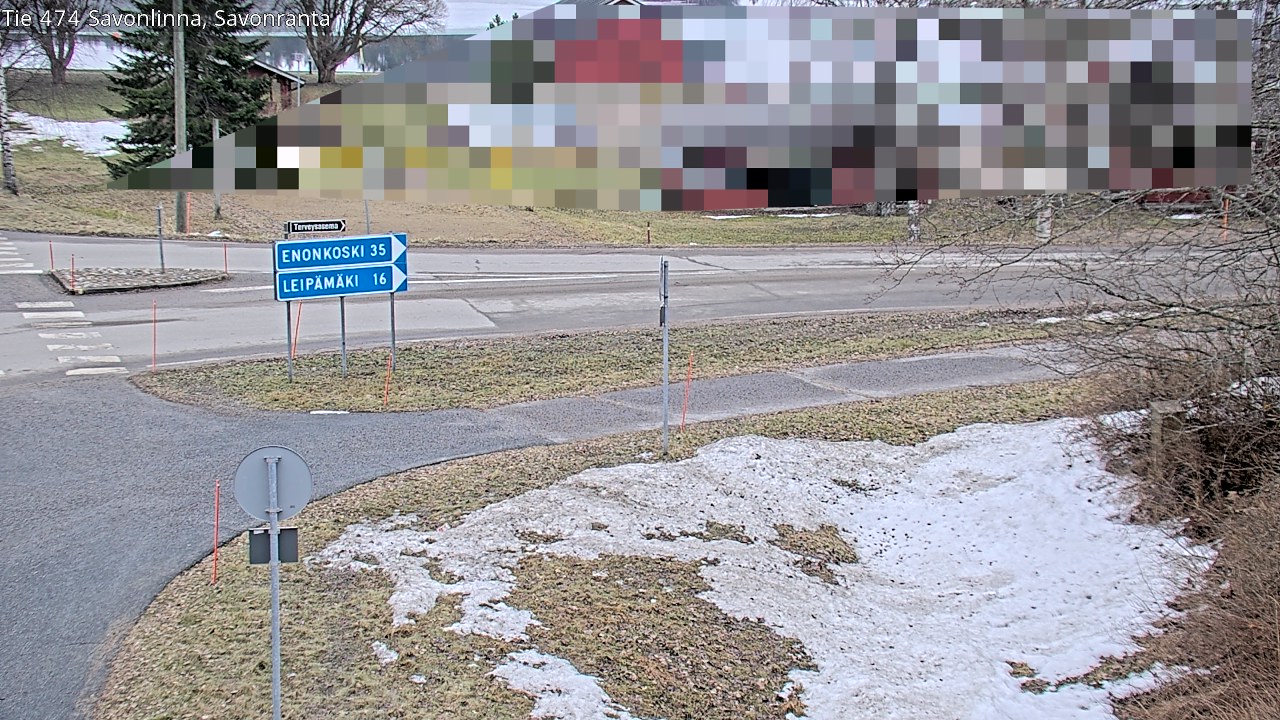 Weather Camera Image Road 474 Savonlinna Savonranta, Savonlinna, Etelä-Savo
